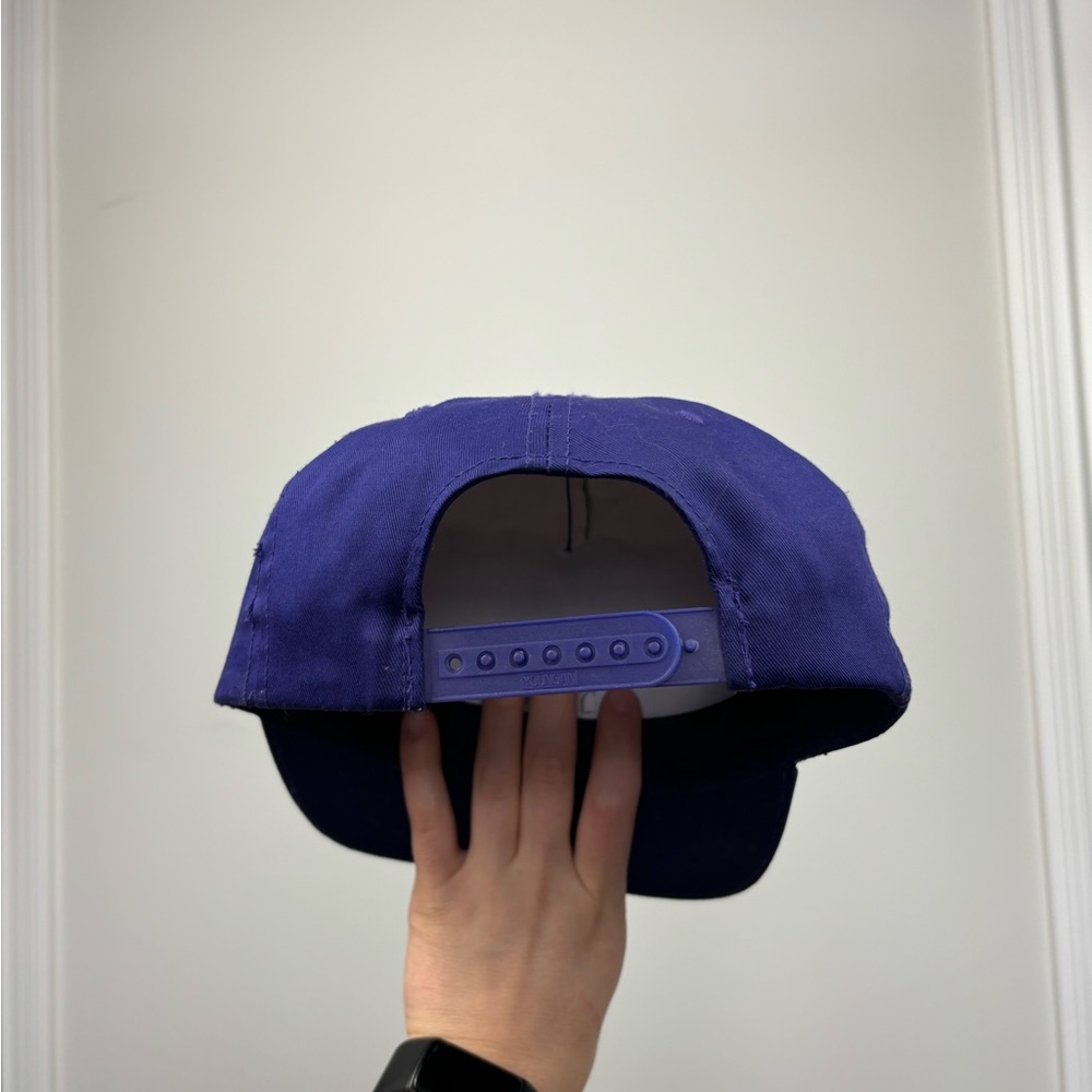 Vintage 90s colorado rockies purple snapback hat - Picture 5 of 9